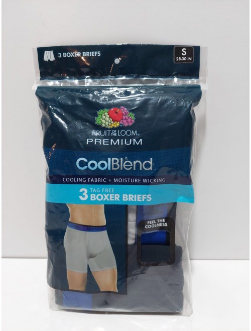 Fruit Of The Loom 3 Boxers Briefs (Size: S(28-30))