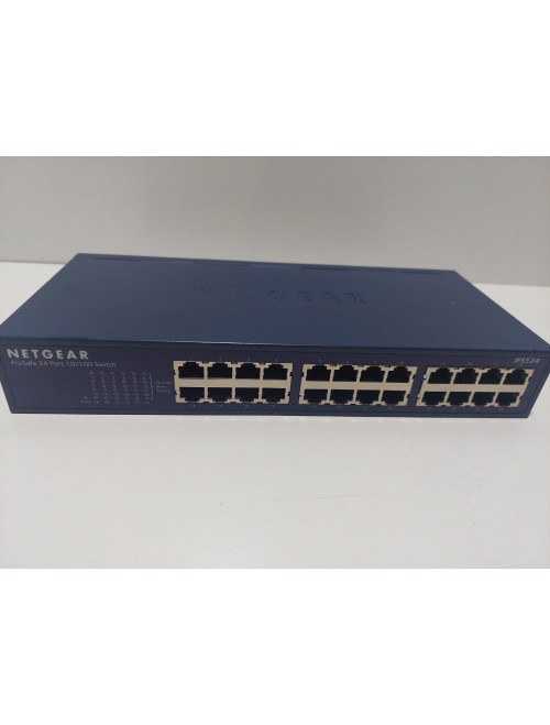 NETGEAR 24-Port Fast Ethernet 10/100 Unmanaged Switch (JFS524) 
