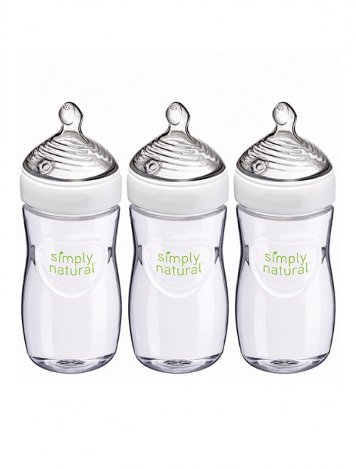 NUK Simply Natural Bottle 9oz (3-pack)