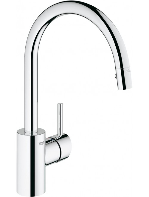 Grohe 32665001 Concetto Single-Handle Pull-Down High Arc Kitchen Faucet