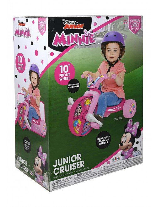 Fly Wheels Minnie Mouse 10" Junior Cruiser Ride-on