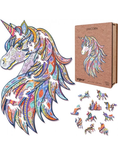 Yigpuz Wooden Puzzles- Unicorn