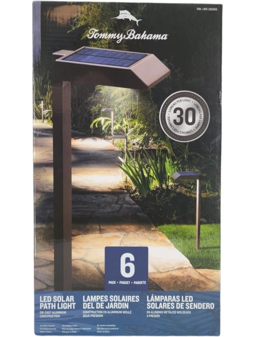 Tommy Bahama LED Solar Path Light - 6 Pack Die