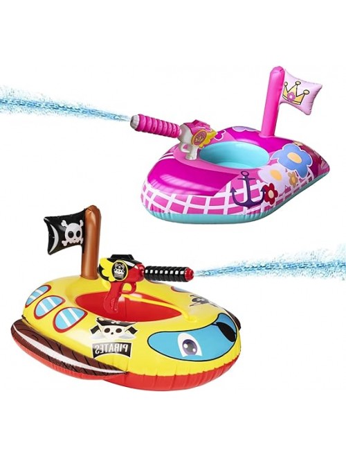 10Leccion big summer inflatable pirate boat (2 Pack)