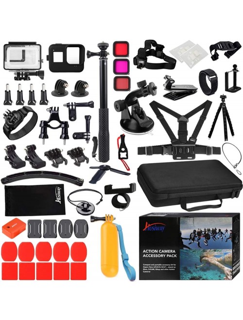 Husiway Action Camera Accessories Kit