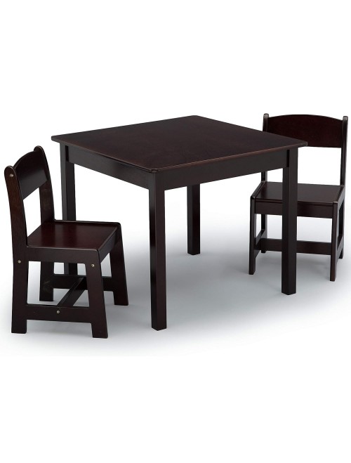 MySize Kids Wood Table and Chair Set 