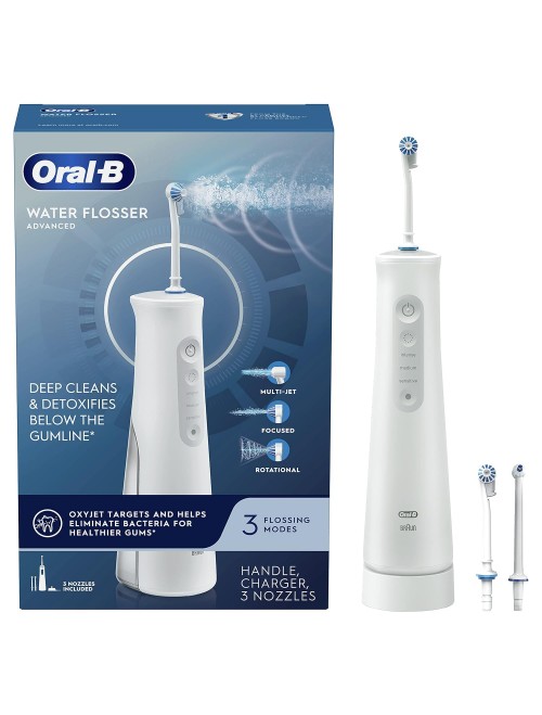 Oral-B Water Flosser Advanced Cordless Portable Oral Irrigator Handle