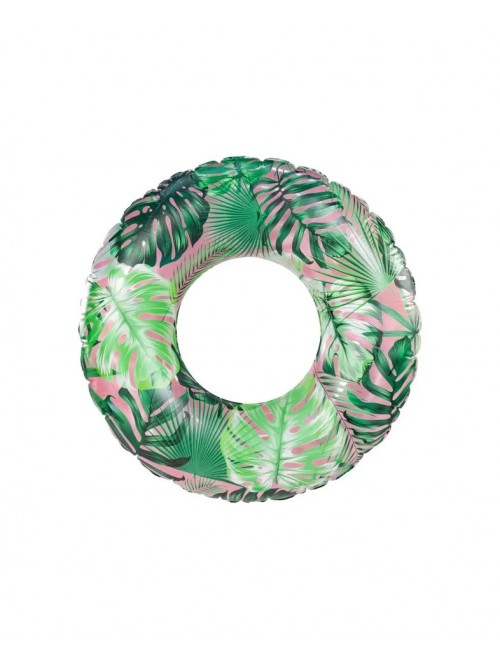 Pool Candy Tropical Palms Large Green Leaves Pool Tube 42" Wide