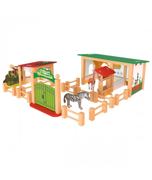 Playtive Wooden Zoo Playset